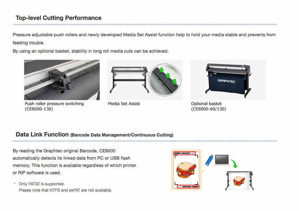 Graphtec CE8000 Series Cutting Plotter